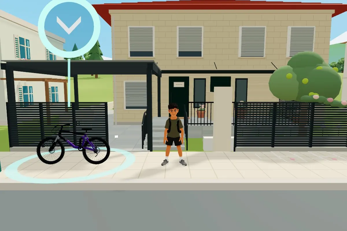 The same street in the game, Classic look